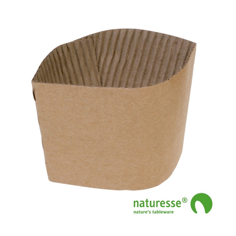 Sleeve, Bølgepap (Ø9cm) - 100 stk pk