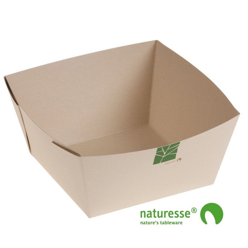PaperWise Bakke (17x17x8,5cm/1500ml) - 250 stk krt *