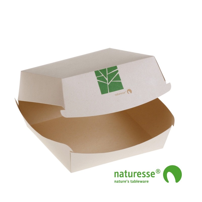 PaperWise Burgerboks (15x10x7cm) - 50 stk pk