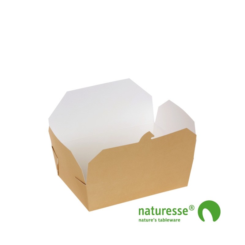 Boks, Take Away (14x20x6,6cm/2000ml) - 25 stk pk