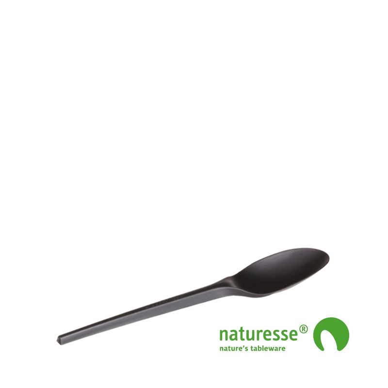 Spiseske ”Smart”, CPLA (Sort) - 50 stk pk *