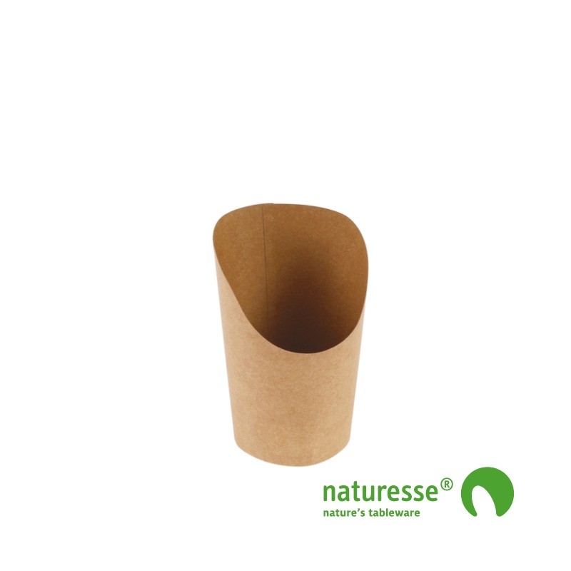 Wrap Bæger, Karton/PLA (Ø12x8,5x6cm/360ml) - 50 stk pk