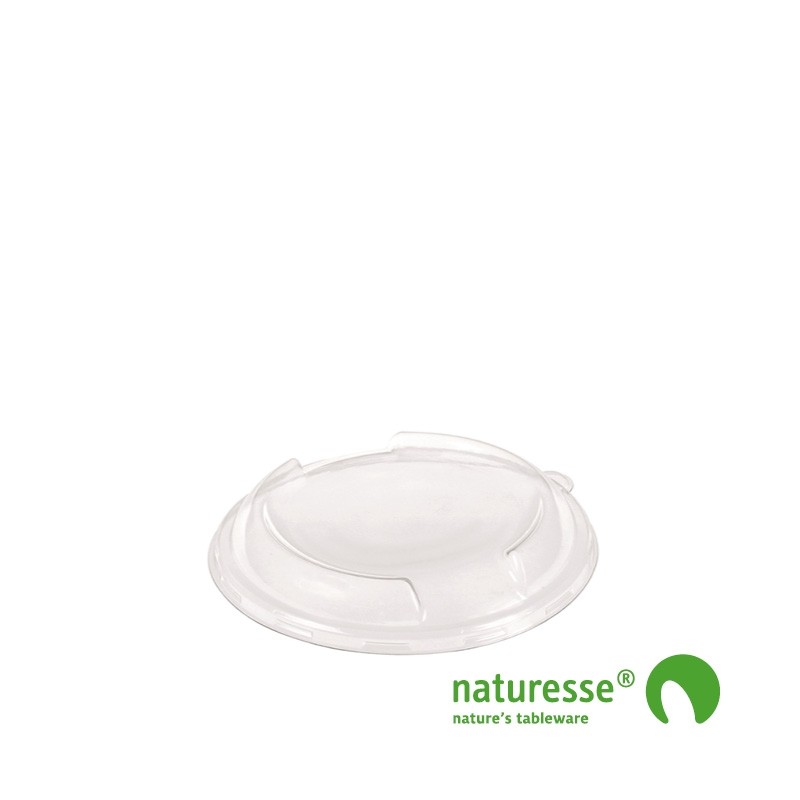 PLA Låg, Klart (Ø15,1cm) - 50 stk pk