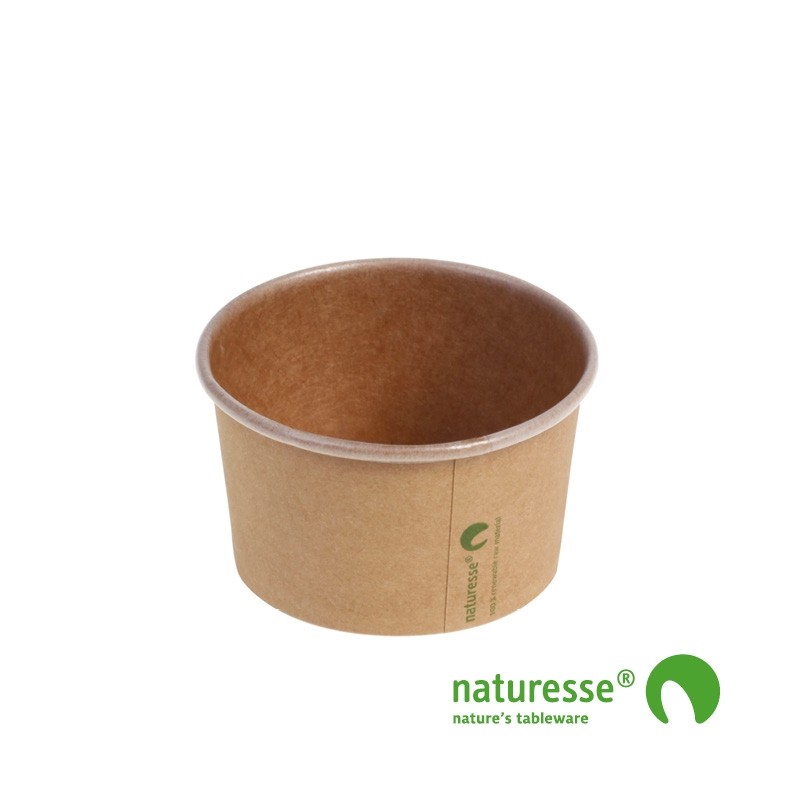 Isbæger, Karton/PLA Ø 8,5cm (150ml) - 50 stk pk *