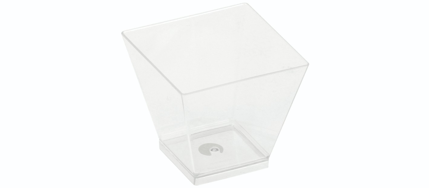 PLA ”KOVA” Dessertglas (60ml/5x5x4,5cm) - 50 stk pk*