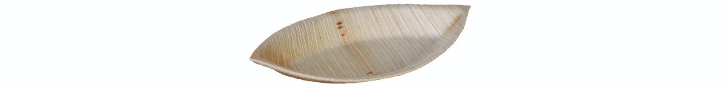 Palmeblad dipskål "Eye" (11x6x1cm) - 25 stk pk*
