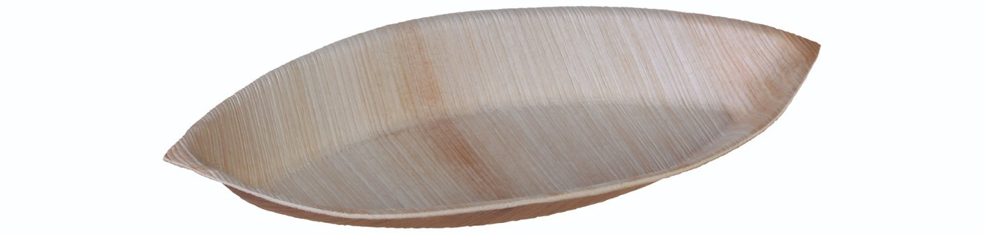 Palmeblad tallerken "Eye" (23x12x2,3cm) - 25 stk pk*