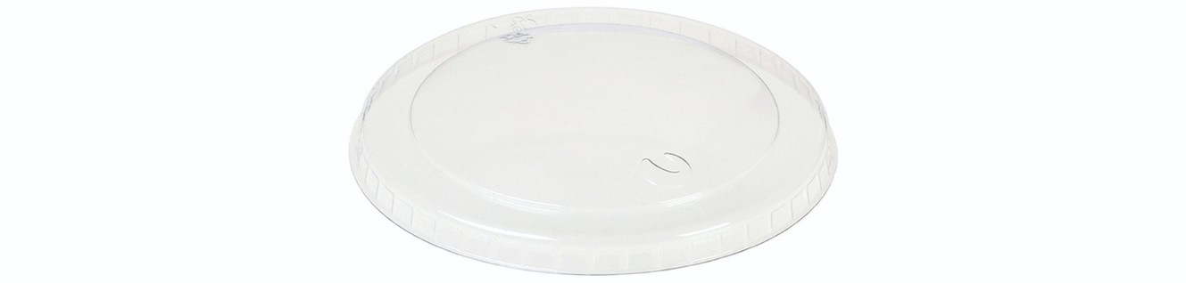 Låg til isbægre, PLA (Ø7,5cm) - 50 stk pk