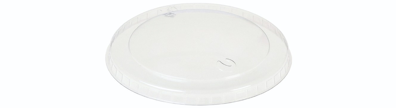 Låg til isbægre, PLA (Ø8,5cm) - 50 stk pk