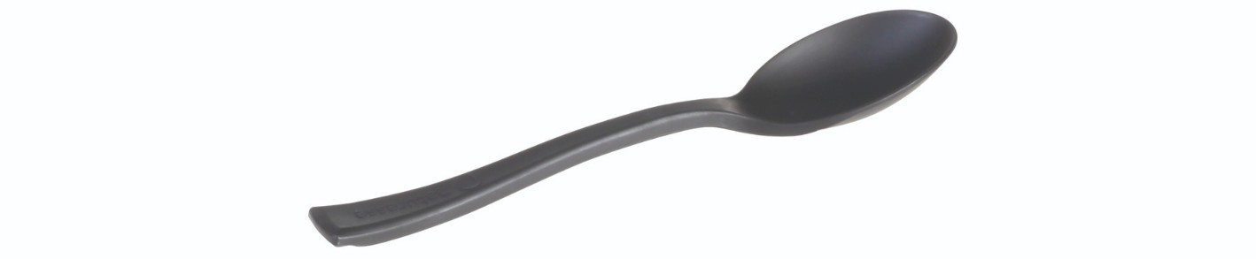 Dessertske Mini, CPLA (Sort) - 100 stk pk*