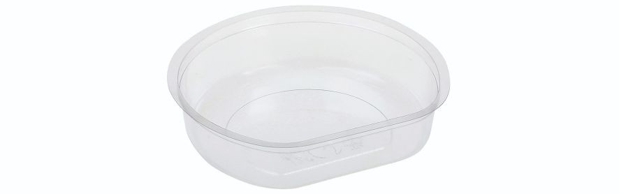 PLA, Cup insert clear PLA,100ml Ø94 x 22mm, passende Ø96mm - 50 stk pk