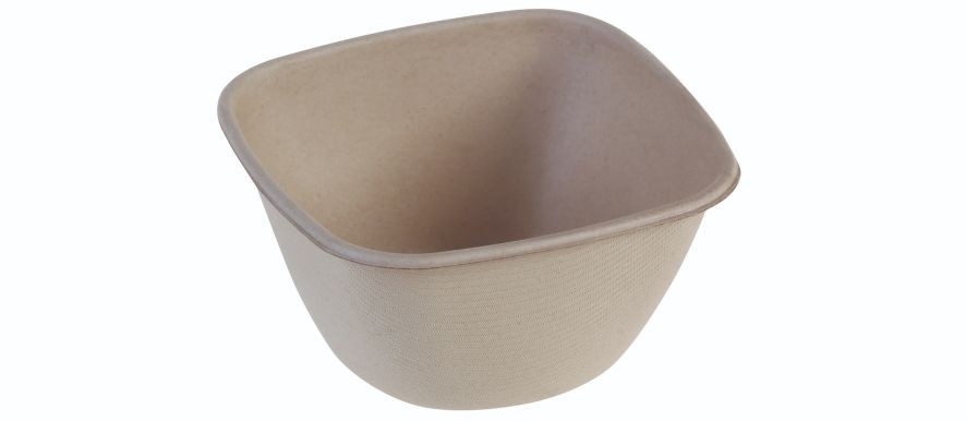 SR-fiber / natur, Bowl 500ml, 120x120x65mm - 100 stk pk*