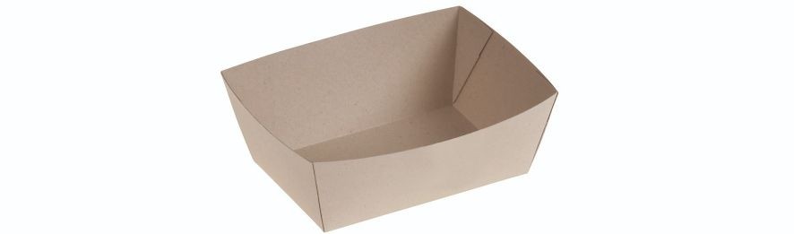 Bambuskarton Take Away Boks (19,5x8,9x4,5cm) - 50 stk pk