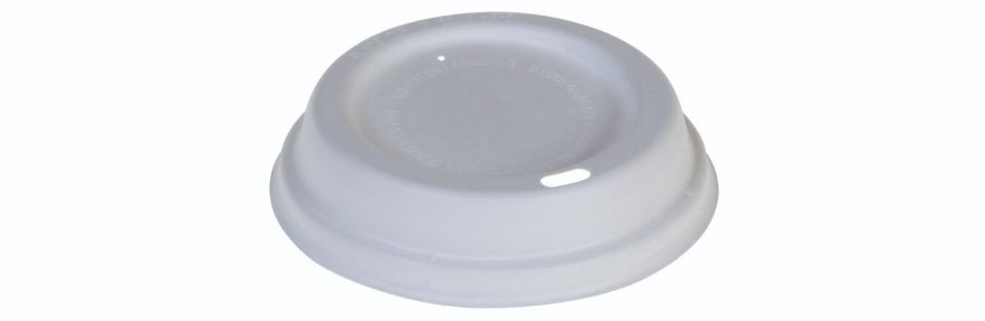 Sukkerrør Låg, Hvid (Ø9cm) - 50 stk pk