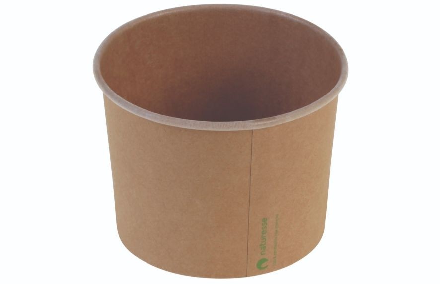 Isbæger i Karton/PLA (Ø10,5cm/480ml) - 50 stk pk*