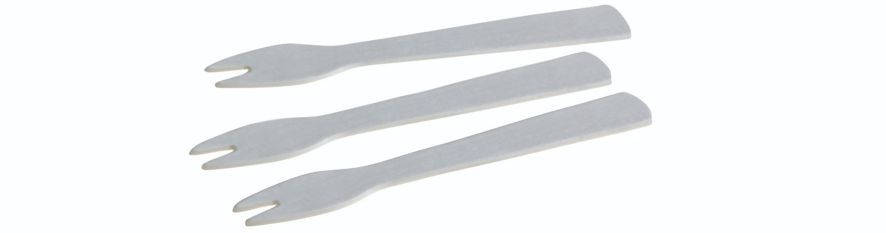 Papir Pommes Frites Gaffel (8,8 cm) - 1000 stk pk*