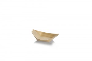 Træbåd, Tallerken (11cm) - 100 stk pk *