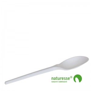 Spiseske ”Smart”, CPLA (Hvid) - 50 stk pk *