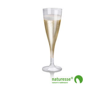 Champagneglas PLA (Ø5,3/100ml) - 27 stk pk *