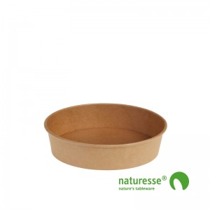 Salatbæger, Karton/PLA (Ø15x4,5cm/480ml) - 60 stk pk