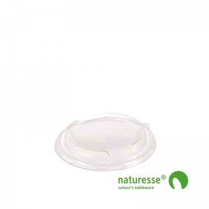 PLA Låg, Klart (Ø15,1cm) - 50 stk pk