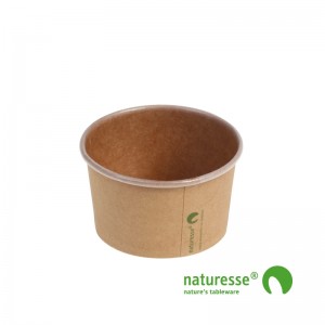 Isbæger, Karton/PLA Ø 8,5cm (150ml) - 50 stk pk *