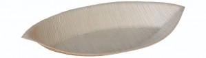 Palmeblad tallerken "Eye" (28x15x3cm) - 25 stk pk*