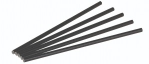 Pap Sugerør, Sort (i boks) (0,8x23cm) - 250 stk pk