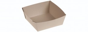 Bambuskarton Take Away Boks (15,5x15,5x5cm) - 50 stk pk