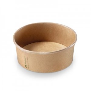 Karton/PLA / natur, Salat bæger, 12oz / 360ml Ø120x45mm, FSC MIX - 50 stk pk*