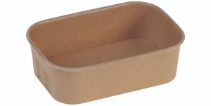 Karton/PLA / natur, Transportbakke, 173x120x51mm, 650ml, FSC MIX - 50 stk pk