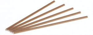 Pap, Sugerør 6x200mm, brun, FSC MIX - 250 stk pk