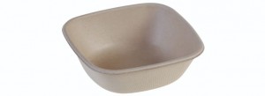 SR-fiber / natur, Bowl 300ml, 120x120x40mm - 100 stk krt*
