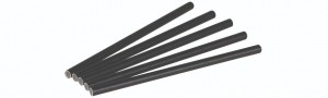 Pap Sugerør, Sort (i boks) (0,8x15cm) - 250 stk pk