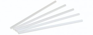 CPLA Sugerør, Hvid (tåler varme) (0,6x20cm) - 500 stk pk