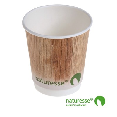 Kaffekop Ekstra Kraftig, Brun (Ø9cm) - 30 stk pk *