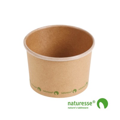 Suppebæger, Karton/CPLA (240ml/Ø9xH6cm) - 25 stk pk *