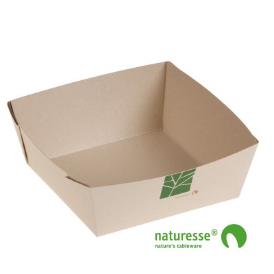 PaperWise Bakke (13,5x13,5x5cm/600ml) - 250 stk krt *