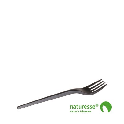 Gaffel ”Smart”, CPLA (Sort) - 50 stk pk *