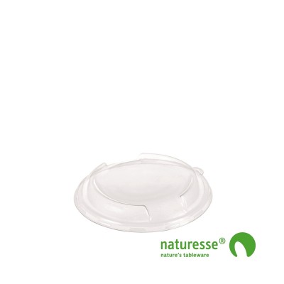 PLA Låg, Klart (Ø15,1cm) - 50 stk pk