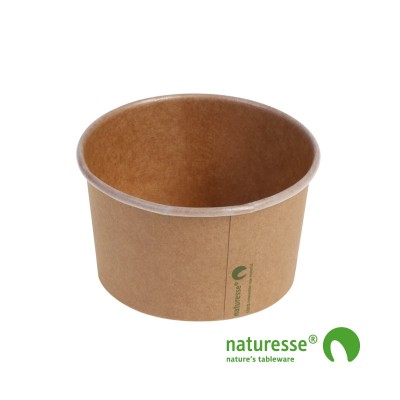 Isbæger, Karton/PLA Ø 10,5cm (360ml) - 50 stk pk *