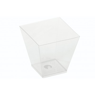 PLA ”KOVA” Dessertglas (220ml/7,2x7,2x7,2cm) - 50 stk pk*