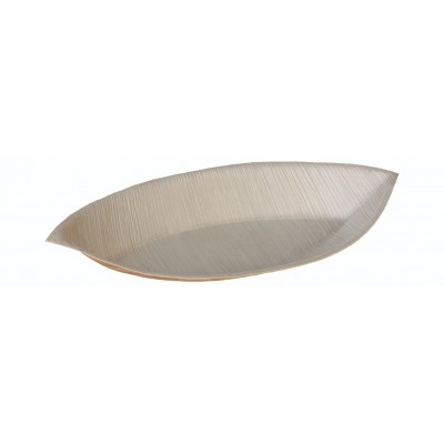 Palmeblad tallerken "Eye" (28x15x3cm) - 25 stk pk*