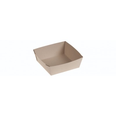 Bambuskarton Boks, PLA belægning (11,5x11,5x4cm) - 50 stk pk