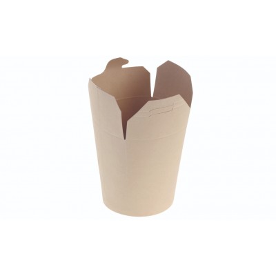 Bambuskarton Chinabox Take Away (700ml/Ø9,5x9,5cm) - 50 stk pk
