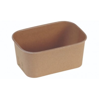 Karton/PLA / natur, Transportbakke, 173x120x75mm, 1000ml, FSC MIX - 50 stk pk