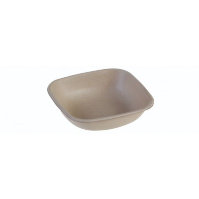 SR-fiber / natur, Bowl 250ml, 120x120x30mm - 100 stk pk*