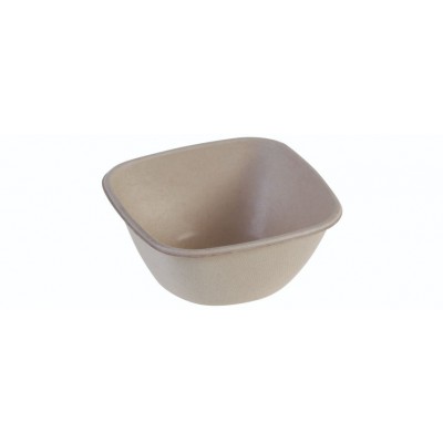 SR-fiber / natur, Bowl 400ml, 120x120x55mm - 100 stk pk*