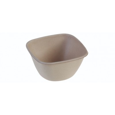 SR-fiber / natur, Bowl 500ml, 120x120x65mm - 100 stk pk*