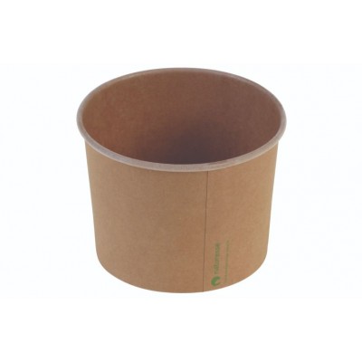 Isbæger i Karton/PLA (Ø10,5cm/480ml) - 50 stk pk*
